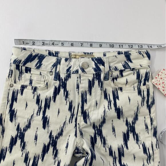 Free‎ People indigo skies printed crop flare jeans - Picture 10 of 11